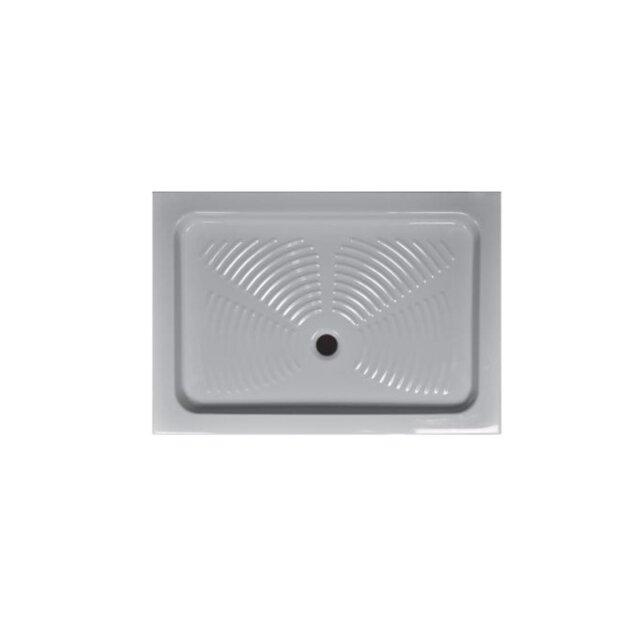 Piatto doccia rettangolare in ceramica 70 x 100 H. 10