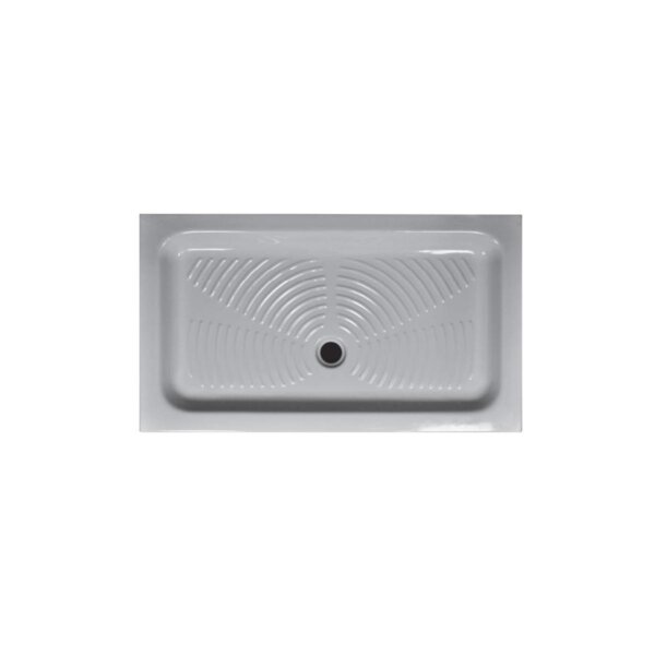 Piatto doccia rettangolare in ceramica 70 x 120 H. 11,5