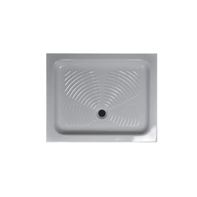 Piatto doccia rettangolare in ceramica 80 x 100 H. 11,5