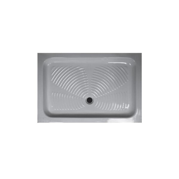 Piatto doccia rettangolare in ceramica 80 x 120 H. 11,5