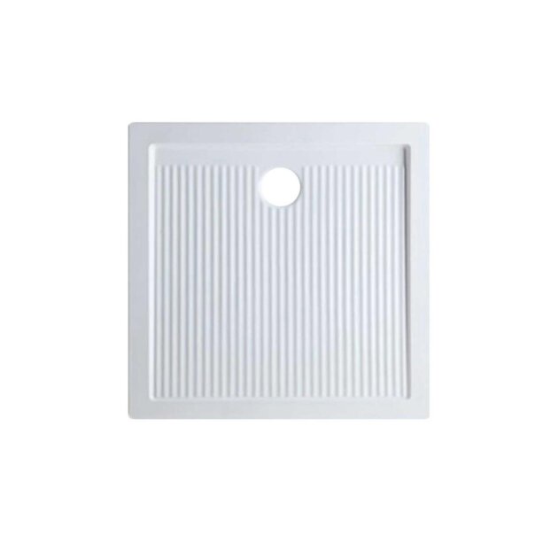 Piatto doccia quadro in ceramica 80 x 80 H. 5