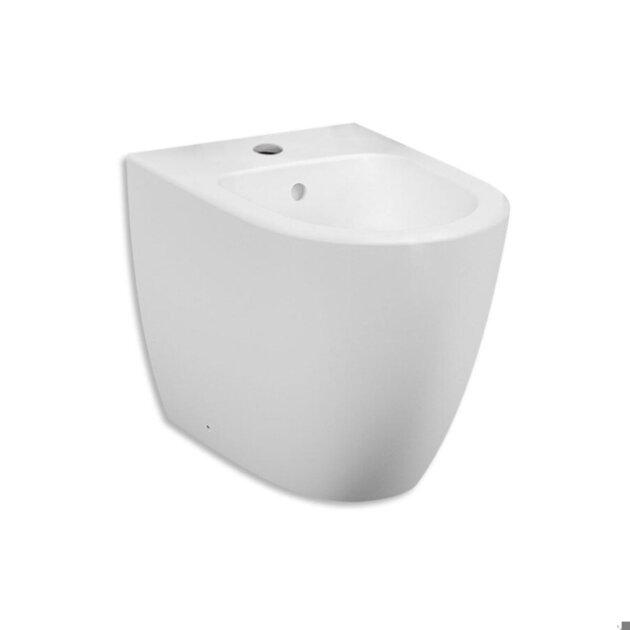 Vitra - Bidet in ceramica monoforo filo parete 54 cm SENTO