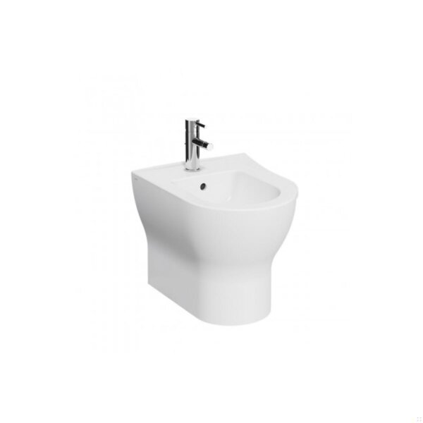 Vitra - Bidet in ceramica monoforo filo parete 54 cm MIA ROUND