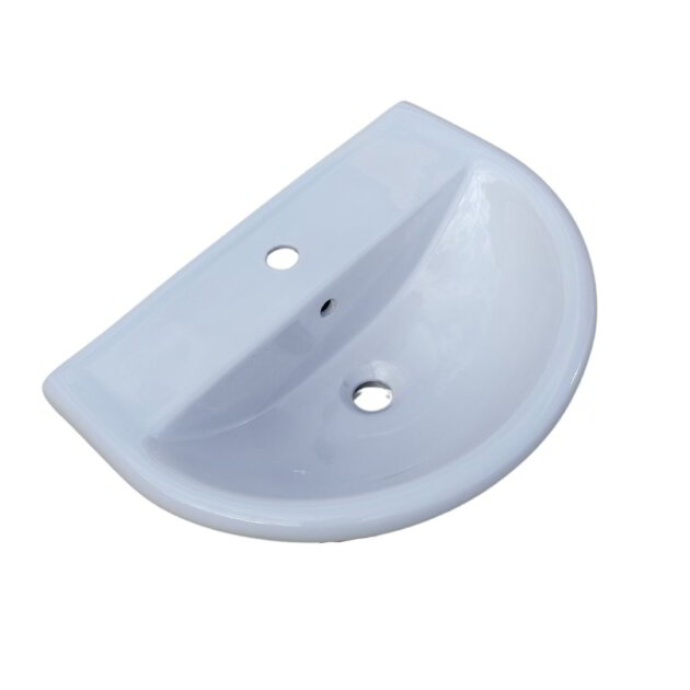 Lavabo in ceramica monoforo a parete ECO