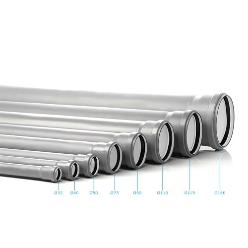Tubo polipropilene (HTEM) da 125 x 2000 - BAMPI