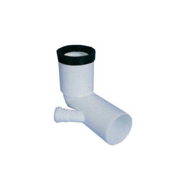 Raccordo curvo x wc con derivazione DX (HTSB) da 110 x 50 - BAMPI