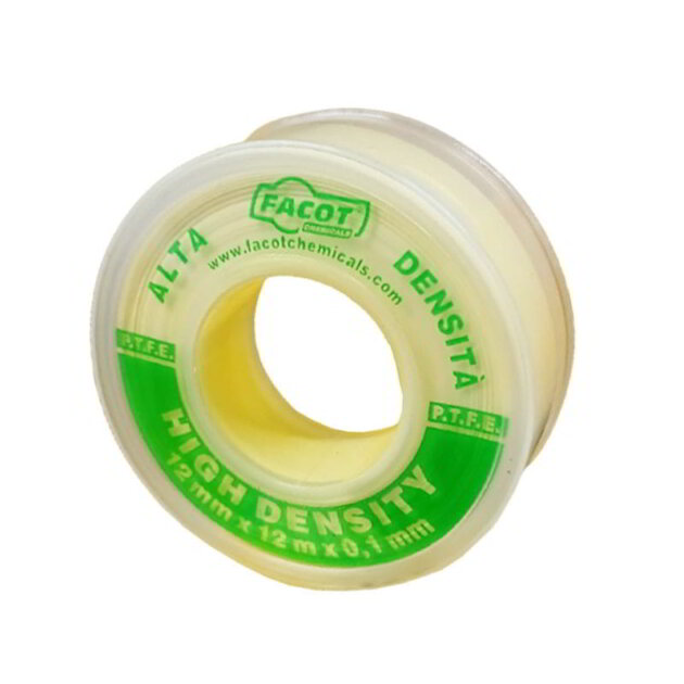Teflon in rotolo per alte temperature -60° +260°, 12 metri x 0,1 mm