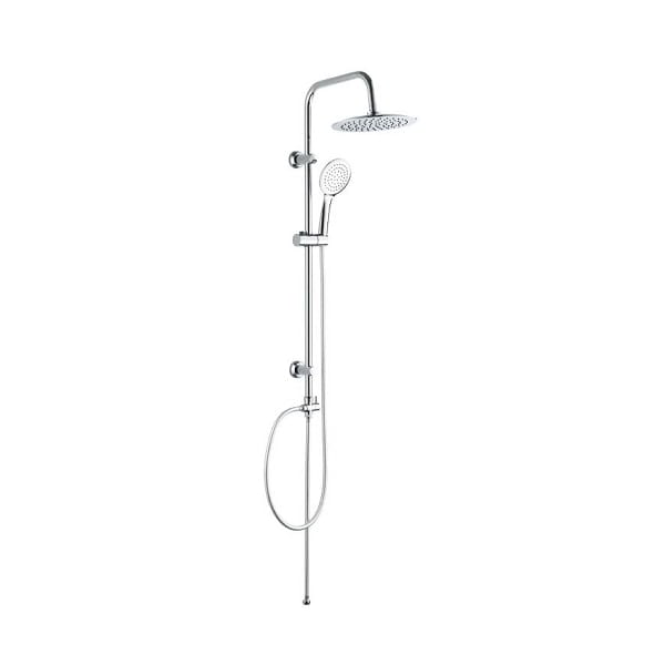 Duplex doccia esterno c/saliscendi multif. con soffione da 25 cm., ORION