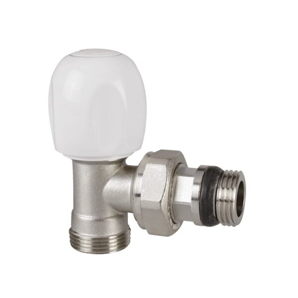 Valvola  termostatizzabile ad angolo x radiatore da 3/8 (art.842)-ICMA