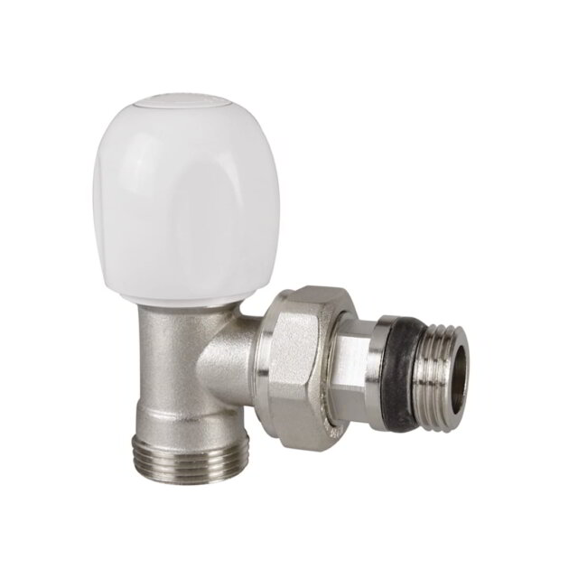 Valvola  termostatizzabile ad angolo x radiatore da 3/8 (art.842)-ICMA