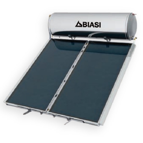 Sistema solare termico a circolazione naturale, falda/piano 300-2 lt